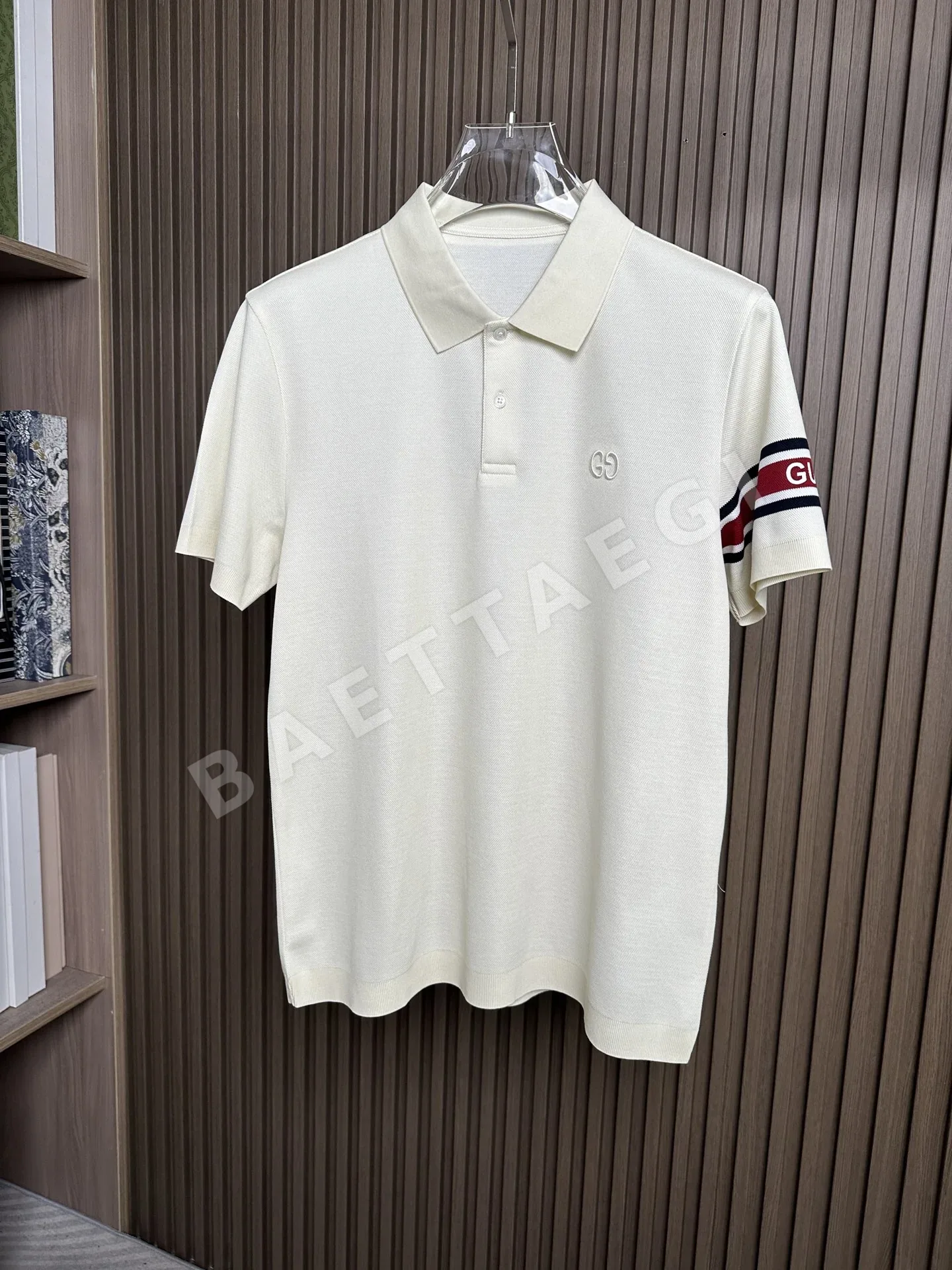 구찌 더블 G 자수 로고 폴로 반팔셔츠 24553
