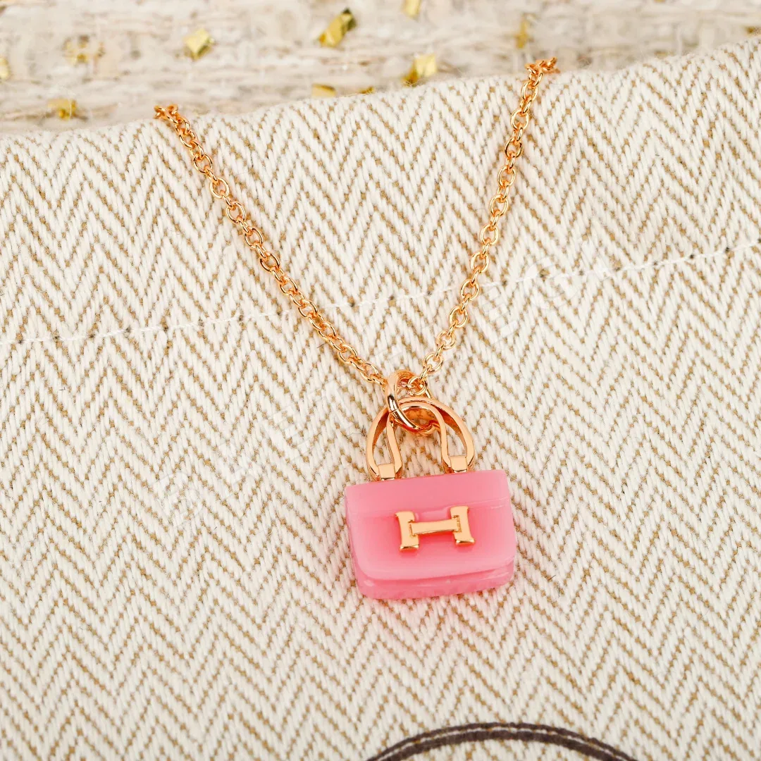 에르메스 핑크 골드 오팔 콘스탄스 목걸이 상세 이미지 5