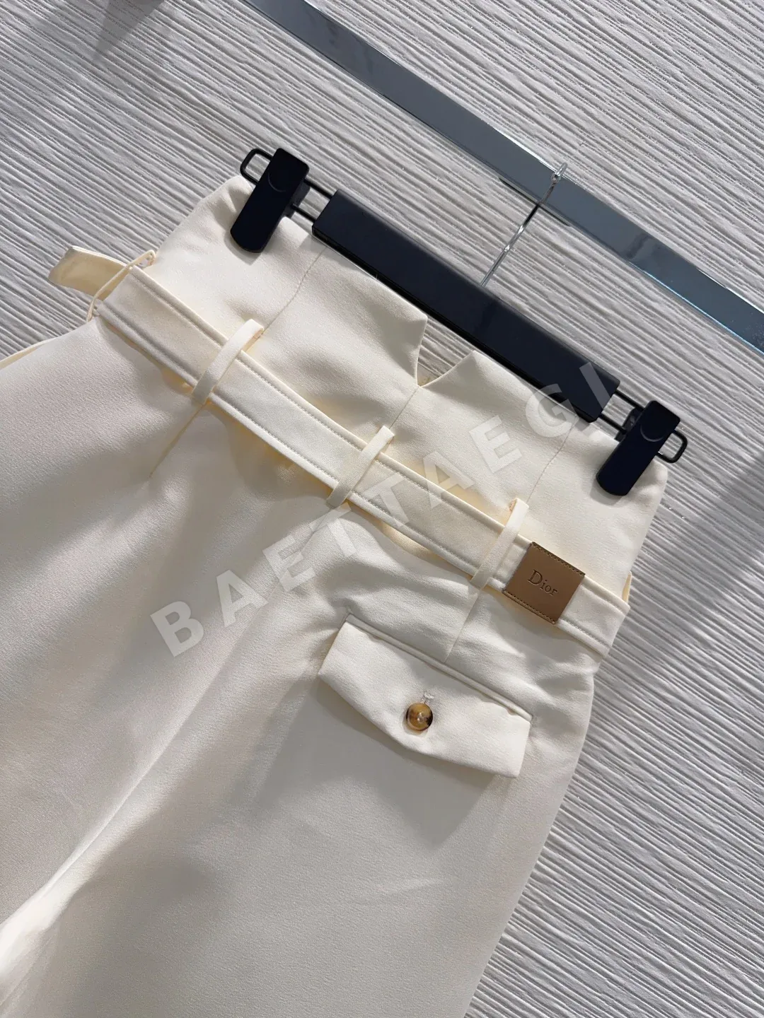디올 와이드 레그 여성 바지 상세 이미지 8