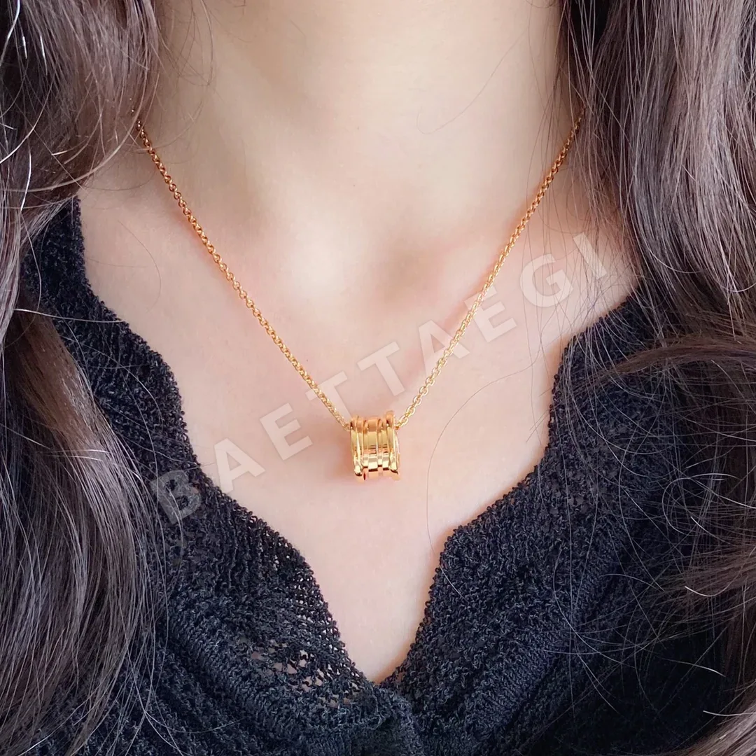불가리 골드 청키 체인 목걸이 64750