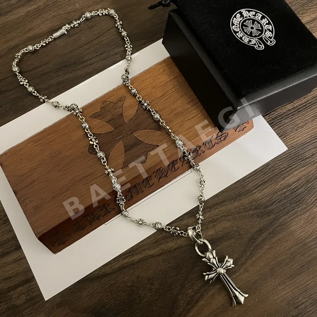 크롬하츠 레트로 크로스볼 목걸이 상세 이미지 5