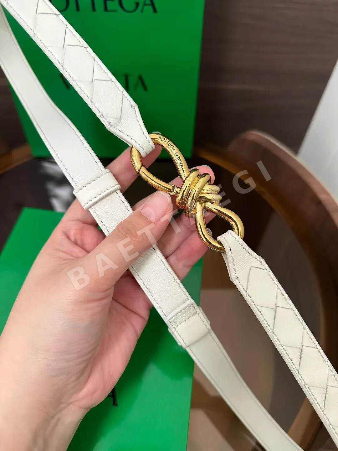 보테가베네타 안디아노 직조 여성 벨트 상세 이미지 6
