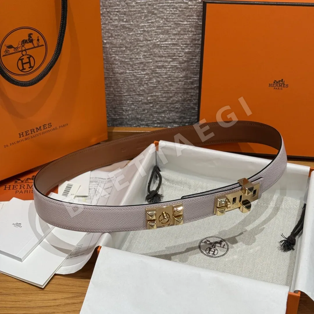 에르메스 코리에르 드 시앙 32mm 벨트 상세 이미지 4