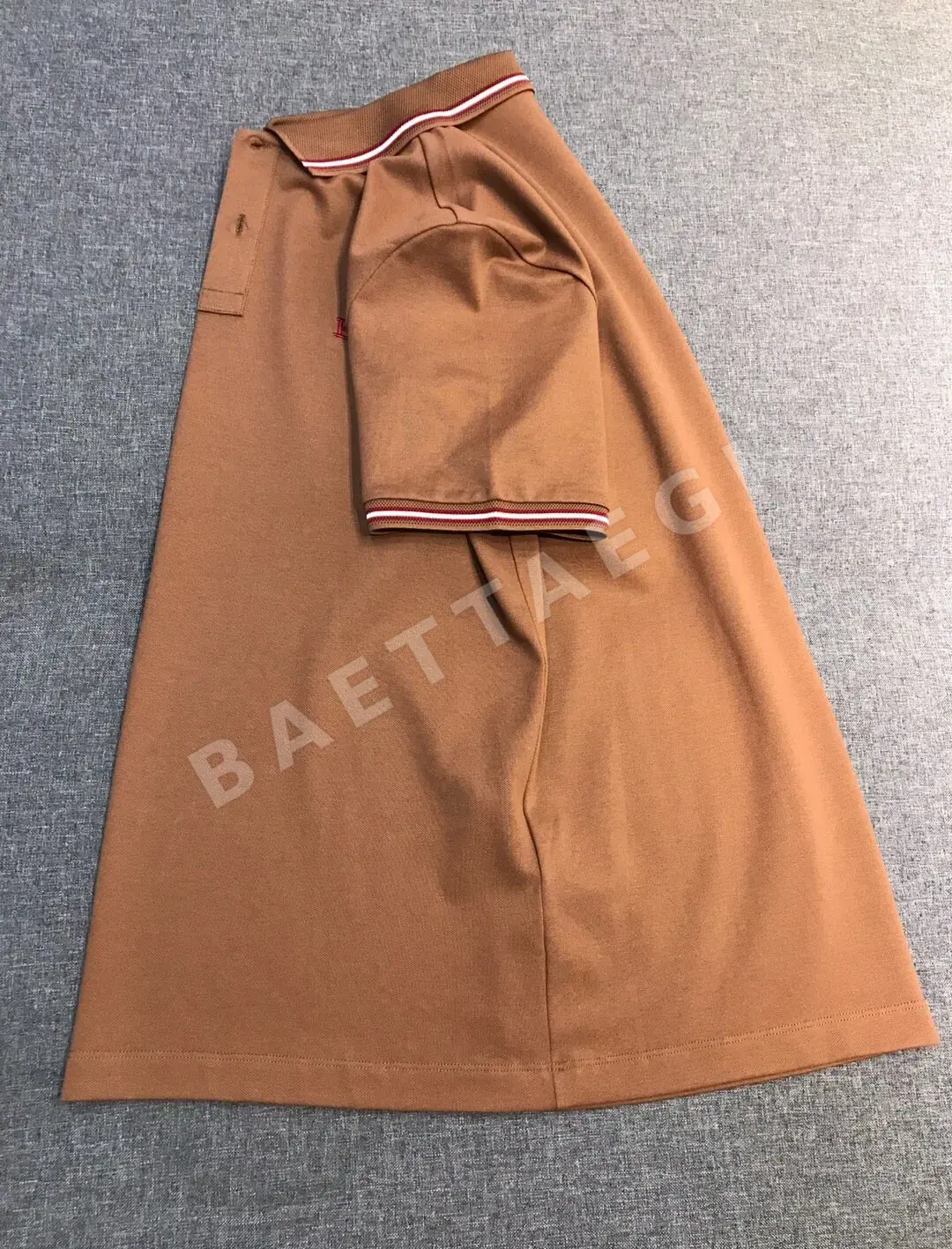 발리 메시 피케 카라 남성 반팔 셔츠 상세 이미지 2
