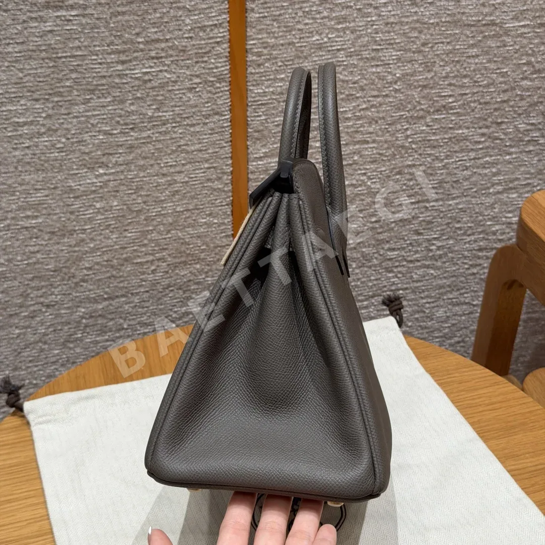 에르메스 버킨 25 가죽 가방 상세 이미지 4