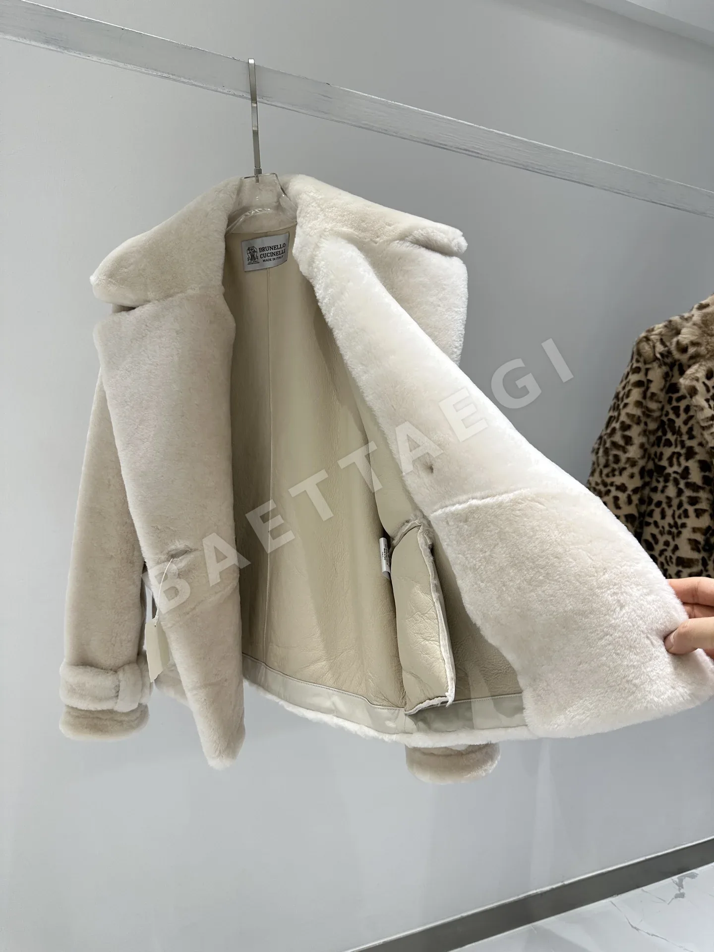 브루넬로쿠치넬리 코끼리 램스킨 모피 자켓 상세 이미지 7