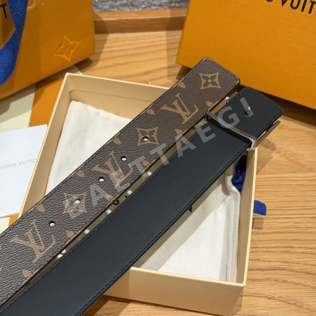 루이비통 LV 이니셜 메탈 버클 40mm 리버시블 벨트 상세 이미지 7