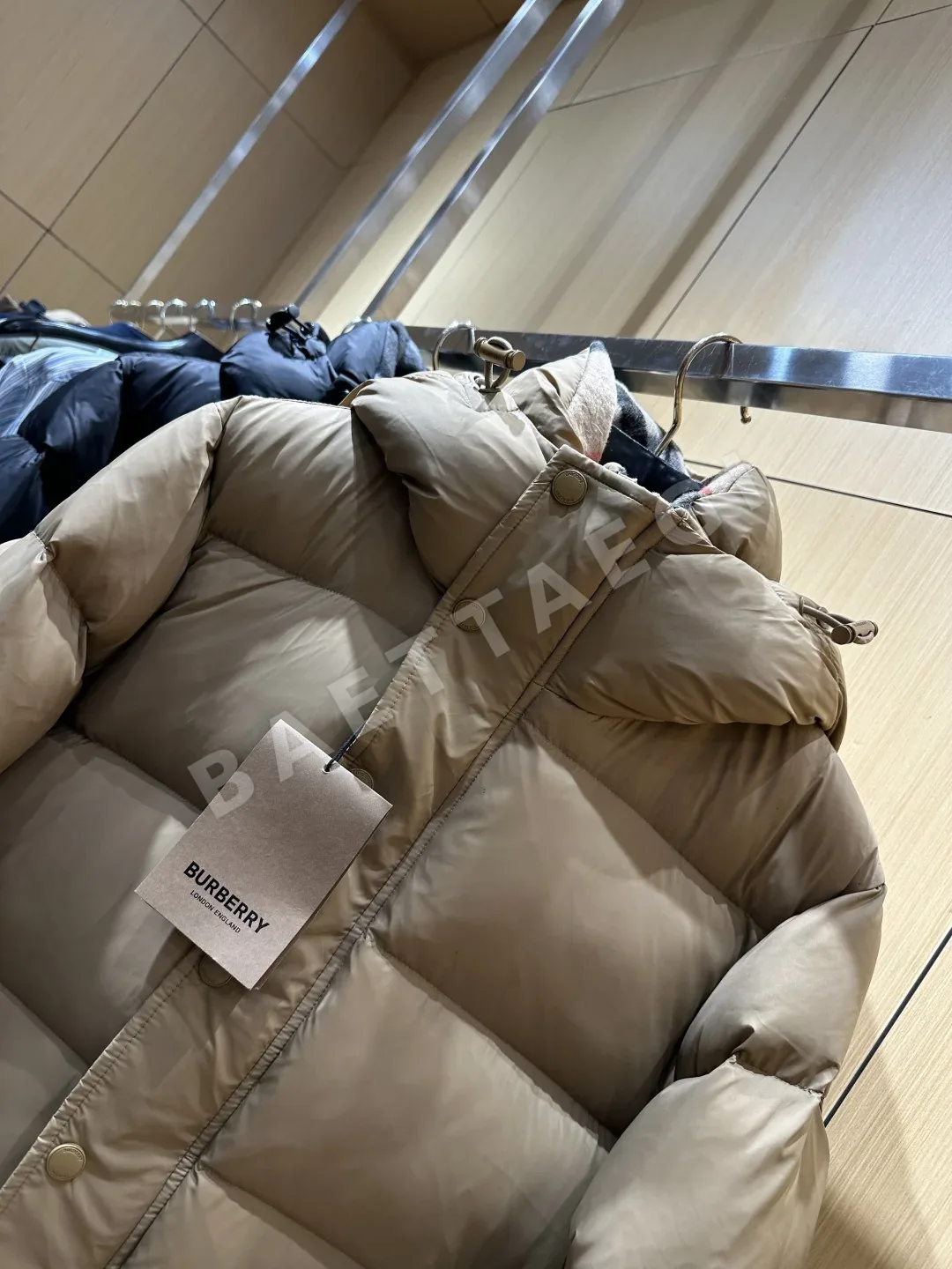 버버리 가죽 라벨 나일론 남성 패딩 상세 이미지 18